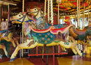 Horses Paragon and Lynn plus Reproduction Cockerel (Rooster)